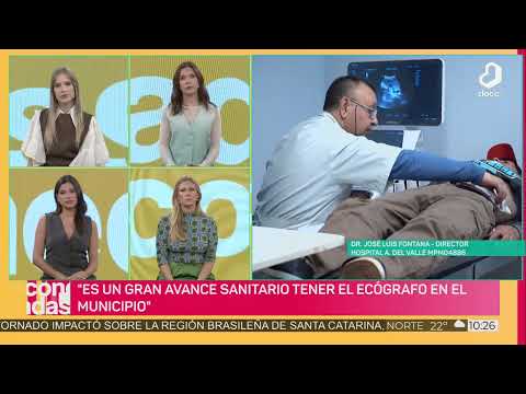 #Conectadas: Aristóbulo del Valle suma un ecógrafo full hd