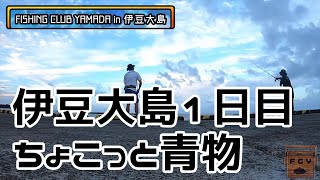 【東京都釣り】2泊3日伊豆大島1日目。青物シーズン到来!!