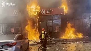 Rusya'dan Ukrayna'ya saldırı: Odessa'da 2'si çocuk 11 kişi yaralandı