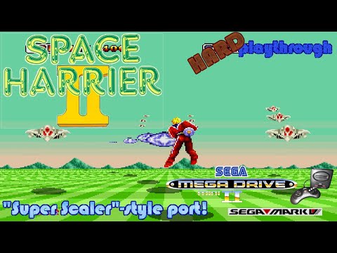 [SEGA Mega Drive Mini 2] Space Harrier II - New "Super Scaler"-style port! Full playthrough (Hard)