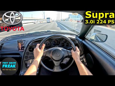 2001 Toyota Supra 3.0i MK4 A80 (224 PS) HIGHWAY POV 🚗 Tokyo Japan Expressway Day Drive