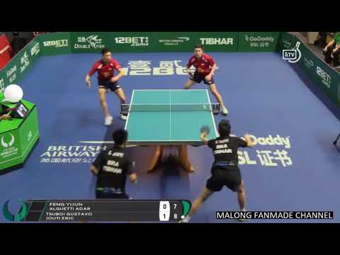 [卓球] ALGUETTI Adar /FENG Yijun vs TSUBOI Gustavo /JOUTI Eric | 2018 ITTF Team World Cup
