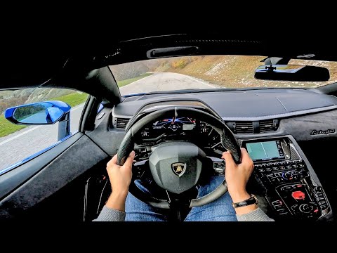 Thumbnail for Lamborghini Aventador Ultimae [POV Test Drive] - Insane V12 Sound & FLAMES! 🔥🔥🔥 by Lamborghini Aventador