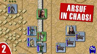 Siege of Arsuf Episode 2 | Crusades Book 1 Gameplay | PC Hex & Counters Game | Wargame Design Studio