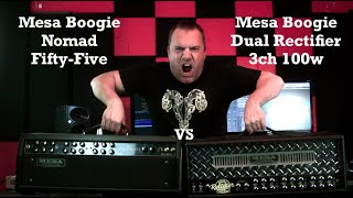 Video thumbnail for Mesa Boogie Nomad 55 vs Mesa Boogie Dual Rectifier 3ch 100w |Hgh Gain Amp Shootout by Cryptic Mask Guitar