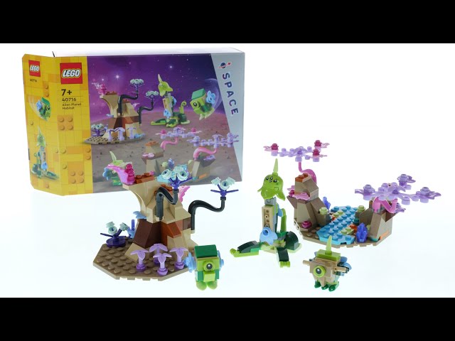 Vídeo relacionado con LEGO 40716 Space Alien Planet Habitat 7+ 206 piezas Juego de construcción de juguete con 3 figuras alienígenas