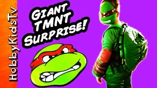TMNT Biggest Surprise TURTLE SHELL Eggs! Teenage Mutant Ninja Turtle Funko Blind Boxes HobbyKidsTV