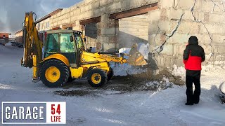 ГАРАЖ МЕЧТЫ 54 - НАЧАЛОСЬ 😱 приехала спецтехника
