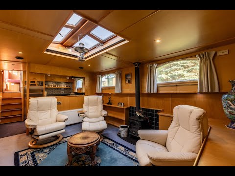 Interior Piper Live aboard Dutch Barge home Thames Residential Mooring  nr Windsor for sale £195,000