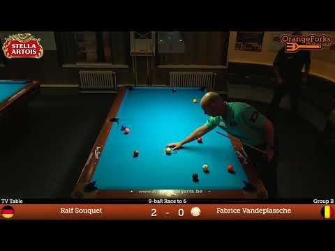 3rd Stella Artois Open 2018 | Ralf Souquet (GER) v Fabrice Vandeplassche (BEL) | Group Stage