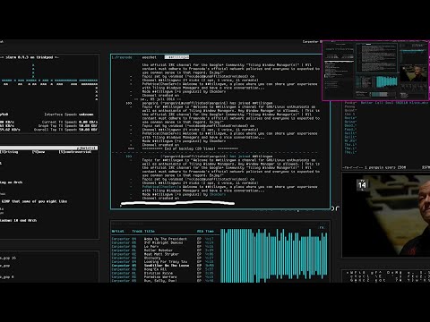 Herbstluftwm on Arch Linux | Sin City Theme