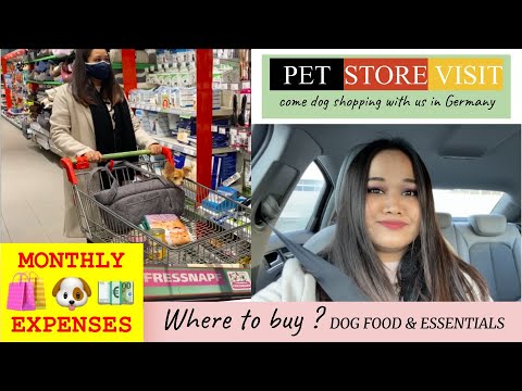🐶 Where to buy DOG Food Supplies & Essentials in Germany ? | Monthly Expenses | 🐶 Dog shopping