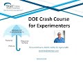 DOE Crash Course For Experimenters