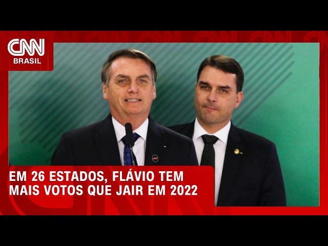 Entenda como Flávio Bolsonaro superou os 56 milhões de votos no 1° turno | CNN 360°