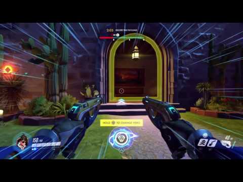 Overwatch Launch MP gameplay pt5 - New Skin & 1st FULL Match w/Tracer