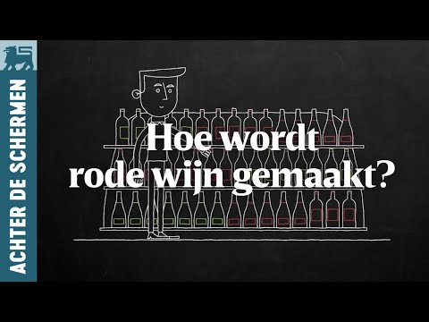 Hoe wordt rode wijn gemaakt?