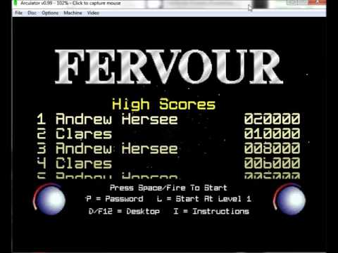 Acorn Archimedes - Fervour Game - Demo