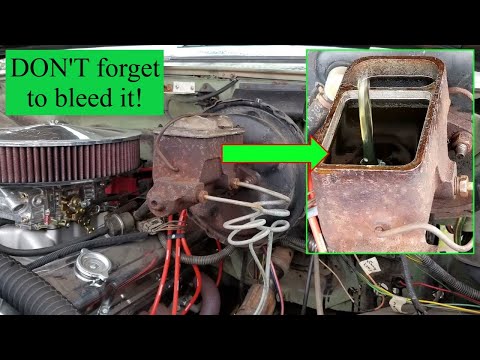 Square body chevy - Replace Master Cylinder