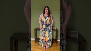 LuLaRoe Resort Carina Tiered Maxi Dress Review | Size L