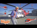 Blippi Explores A Helicopter Blippi Visits Educational Videos For Kids