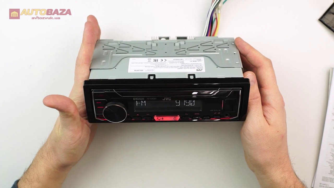 Настроить магнитолу jvc kd x362bt