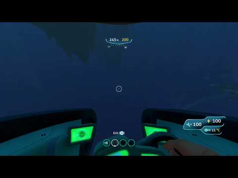 Random Subnautica clip- Reefback leviathan descends into hell