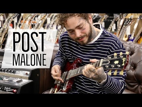 Post Malone at Norman's Rare Guitars | 1964 Gibson SG Standard