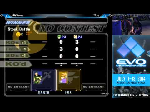 EVO 2014 SSBM Pools - Weiners vs Javi