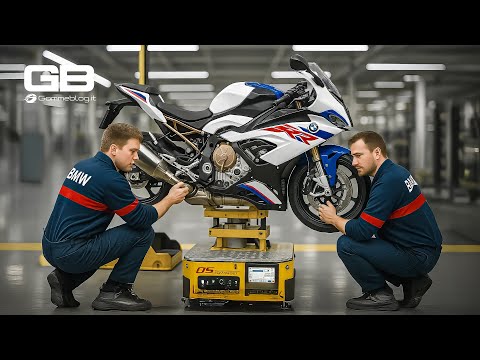 BMW S1000RR 🏍 In der Fabrik, in der die leistungsstarken Fahrräder von Hand gebaut werden