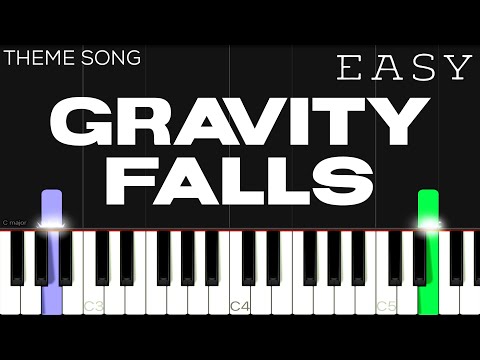 Gravity Falls Theme | EASY Piano Tutorial