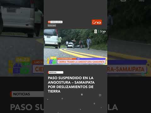 El tránsito fue interrumpido en el tramo Angostura–Samaipata debido a deslizamientos de tierra