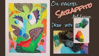 Awesome Sgraffito Art Technique Lesson