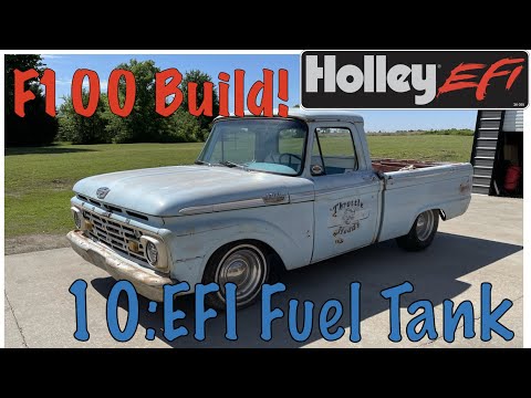 '64 F100 Project! Part 10: Holley EFI Fuel tank install & rear sway bar mounting.