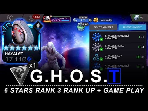 6 STARS RANK 3 G.H.O.S.T - RANK UP + GAME PLAY - MAGİ TV MCOC