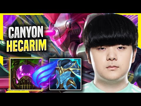 CANYON IS SO CLEAN WITH HECARIM! - DK Canyon Plays Hecarim JUNGLE vs Graves! | Season 2022