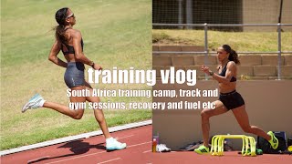 Training vlog: South Africa GB training camp: getting faster again: track and gym sessions and more.