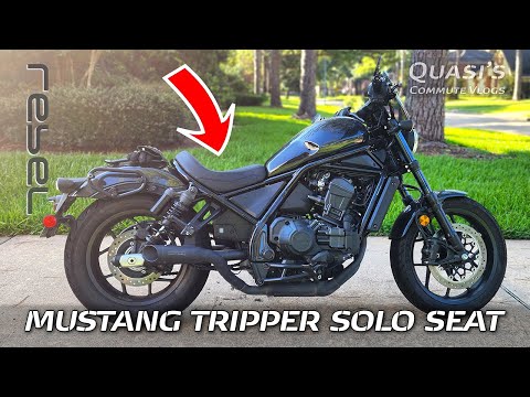 VLOG: First ride on the Mustang Tripper Solo seat