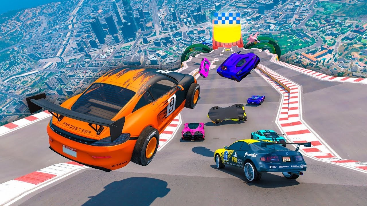 MEGA RAMPA CON FINAL SORPRESA!! - GTA 5 ONLINE