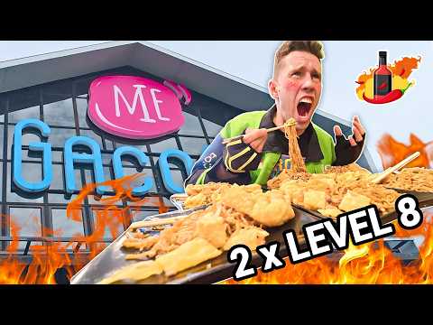 Foreigner Try Mie Gacoan LEVEL 8 in Indonesia (SPICIEST NOODLES) 🇮🇩