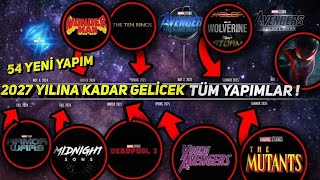 2027 YILINA KADAR GELİCEK 54 YENİ MARVEL YAPIMI !!! TÜM DETAYLARIYLA ŞAŞIRTICI !!! Marvel Haberleri