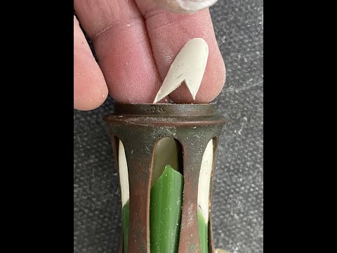 Glass Candle Holder Repair - Some Restoration Steps video