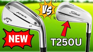NEW Callaway Apex UT Iron vs Titleist U250 Utility - WHO WINS?