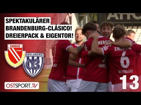 Spektakel im Derby! Dreierpack und Frahn-Eigentor: E. Cottbus - Babelsberg 03 | Regionalliga Nordost