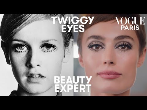 Get Twiggy's 1960s eye makeup in 5 minutes with Charlotte Tilbury | Beauty Expert | Vogue Paris