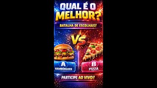 QUAL É O MELHOR? 🔥 Vote A ou B no Chat | Quiz Ao Vivo com a Galera!
