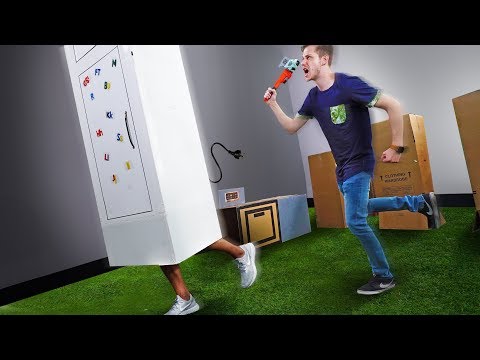 NERF Prop Hunt In Real Life! Video