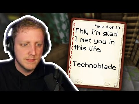 Philza READS Entire Technoblade's WILL And It's SAD! DREAM SMP