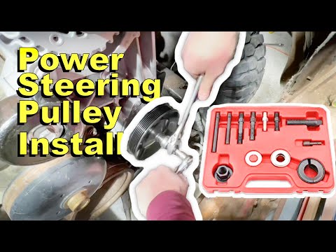 How To Install A Power Steering Pump Pulley | How To Playlist