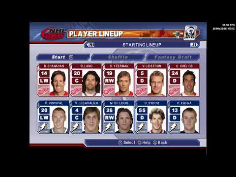 NHL 2k6 ps2 game vs buffed a.i.