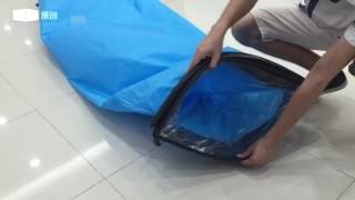 Ako nafúknuť Lazy Bag